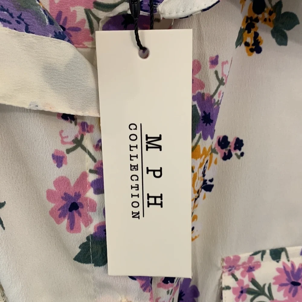 NWT MPH COLLECTION‎ FLORAL DRESS Size 3X (fits more like 2X)